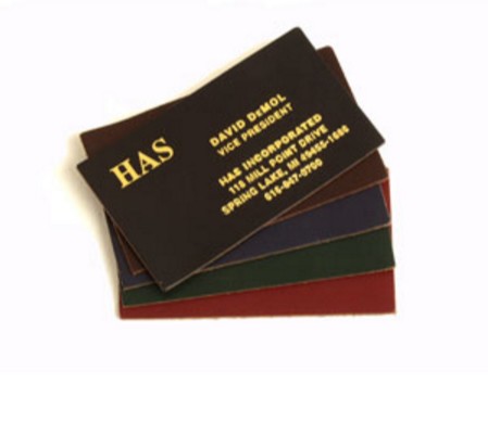 Ultraline Leather Business Card